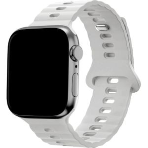 Apple Watch silikon Wave band - Weiß