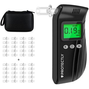 Protectly Digitale Alcoholtester + 20 extra mondstukjes