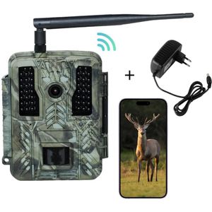 Siltcon Wildcamera - 4K Ultra HD & 60MP - 2024 model + Wildcamera 6V DC Adapter