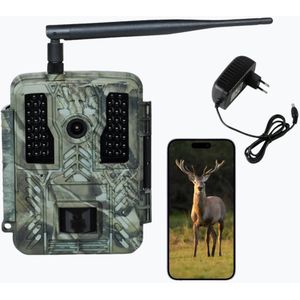 Siltcon Wildcamera - 4K Ultra HD & 60MP - 2024 model + Wildcamera 6V DC Adapter