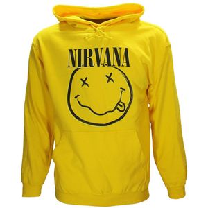 Nirvana Smiley Hoodie Sweater Trui - Officiële Merchandise