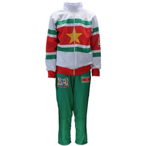 Suriname Vlag Voetbal Sport Trainingspak Vest + Broek