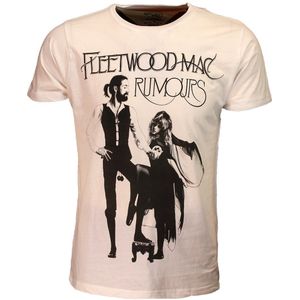 Fleetwood Mac Rumours Black on White T-Shirt - Officiële Merchandise