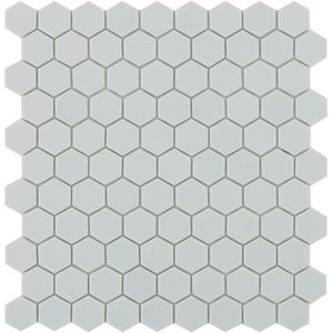 By Goof hexagon mozaïek lichtgrijs 30x30