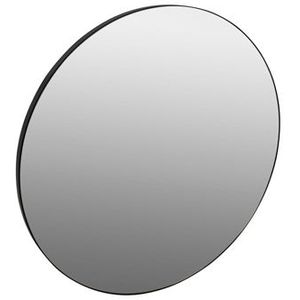 Plieger Nero Round ronde spiegel 100cm mat zwart