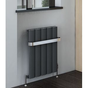 Eastbrook Malmesbury aluminium design radiator 180x37,5cm Antraciet 1078 watt