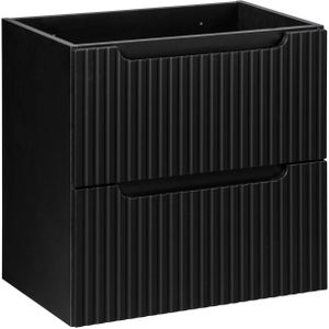 Comad Nova Black onderkast met 2 lades 60x40x60cm zwart