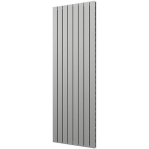 Plieger Cavallino Retto designradiator verticaal dubbel middenaansluiting 1800x602mm 1549W parelgrijs (pearl grey)