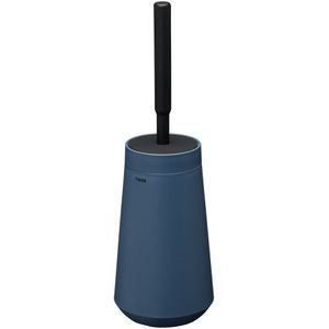 Tiger Tess - Toiletborstelhouder met Swoop® borstel flexibel - Zelfklevend - Blauw / Zwart