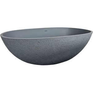 Best Design vrijstaand bad solid surface grijs 180x80cm