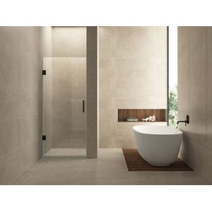 Mueller Black profielloze nisdeur 90cm zwart mat