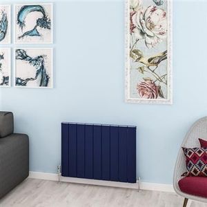 Eastbrook Withington radiator 85x60cm aluminium 889W blauw