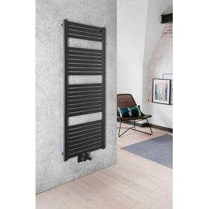 Sapho Tondi radiator zwart mat 45x133cm 561W