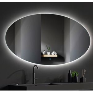 Sanigoods Roan ovale spiegel met LED-verlichting 180x115cm