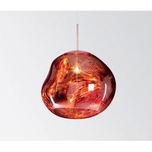 NJOY hanglamp glas 36cm rosé goud