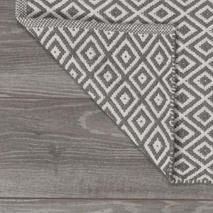 Sealskin Trellis Badmat 60x90 cm - Katoen - Grijs