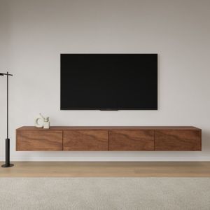 Livli Melbourne zwevend tv meubel 280cm walnoot