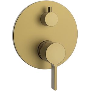 Sapho Iconic thermostatische inbouw douchekraan goud mat