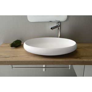 Sapho Thin waskom solid surface 60x40cm wit