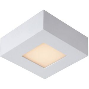 Lucide Brice vierkante plafondlamp 10.8cm 8W wit