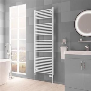 Eastbrook Biava multirail handdoekradiator 60x170cm 1072W wit mat