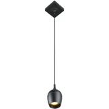Lucide Preston hanglamp zwart 147cm
