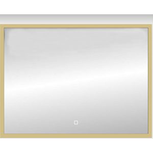 Best Design Nancy LED spiegel mat goud 120x80cm