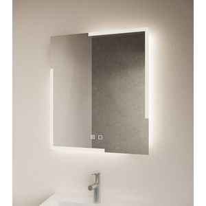 Gliss Design Melite spiegel met LED-verlichting en verwarming 90x70cm