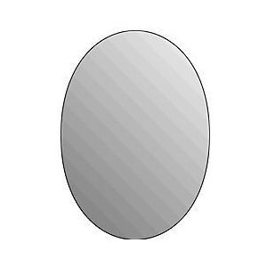 Plieger Fitline 3mm ovale spiegel 38x27cm zilver