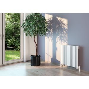 Eastbrook Rowsham verticale radiator 60x118cm Mat wit 1429 watt