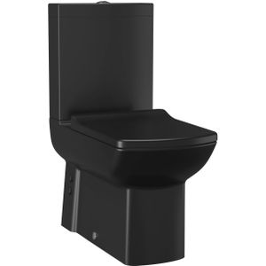 SaniGoods Lara staande wc mat zwart