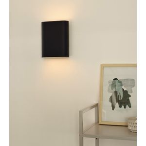 Lucide Ovalis wandlamp 2x E14 zwart