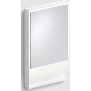 Clou Look at Me spiegel met LED-verlichting 50x80cm wit mat