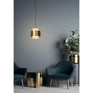 Lucide Firmin hanglamp 30cm 1x E27 goud mat