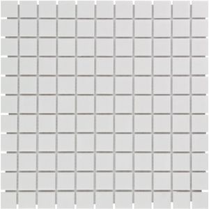 The Mosaic Factory Barcelona vierkante mozaïek tegels 30x30 extra wit