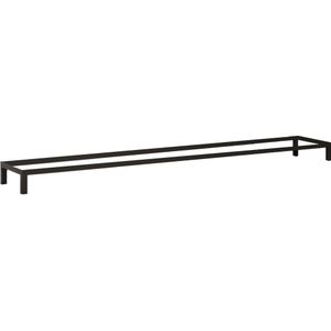 Livli Steel staand frame voor tv meubel 220x36x10cm zwart