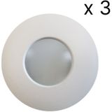 NJOY verlichtingsset met 3 LED spots 83mm 5W wit