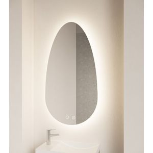 Gliss Design Triton toiletspiegel met LED-verlichting en verwarming 40x75cm