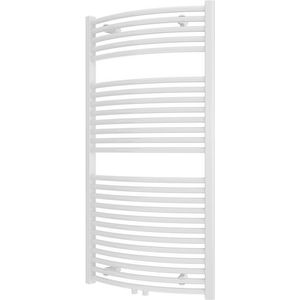 Plieger Palermo NXT gebogen radiator midden-onder 60x117.5cm wit glans