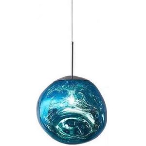 NJOY hanglamp glas 27cm blauw