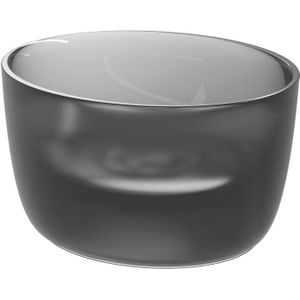 Riho Oval waskom solid surface frosted smoke