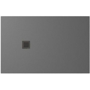 Polysan Treneca douchebak 140x90cm grijs mat