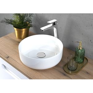 Comad Maja waskom rond 36x36cm glans wit