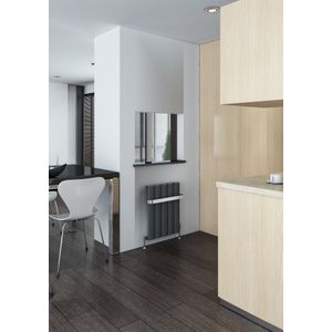 Eastbrook Malmesbury aluminium design radiator 60x56,5cm Antraciet 632 watt