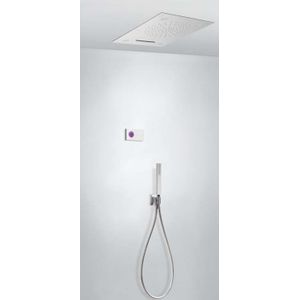 Tres Shower Technology elektronische inbouwthermostaat met waterval plafonddouche en lichttherapie