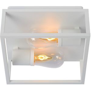 Lucide Carlyn plafondlamp 25cm 6W wit