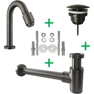 Mueller Ferro fonteinkraanset gunmetal