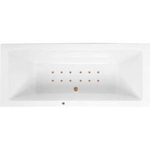 Lambini Designs Cube bubbelbad 190x90cm elektronisch met 12 aerojets goud