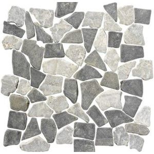Terre d'Azur Mix Grey  natuursteen mozaiek 30x30
