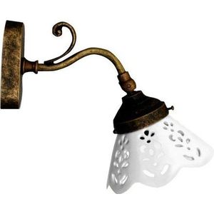 Sapho Vintage Bari wandlamp E14 40W brons